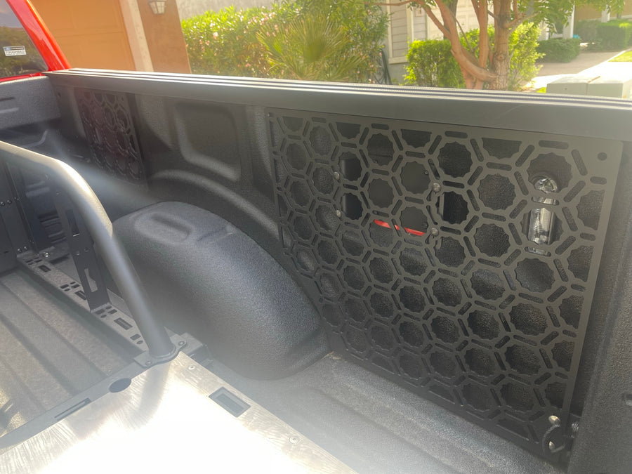 Bed Organizer Panel kit - 2021 up Ford Raptor and F150